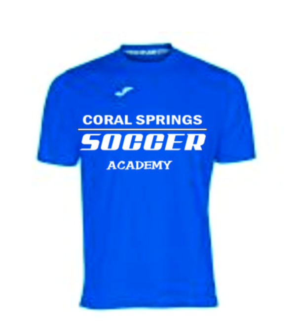 Coral Springs Parent Academy Blue Joma T-shirt