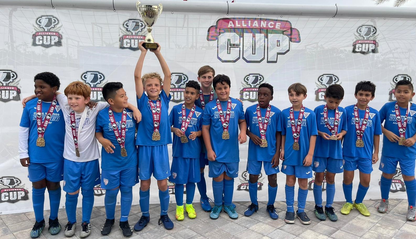 U10 Boys Win Alliance cup Coral Springs Soccer Academy